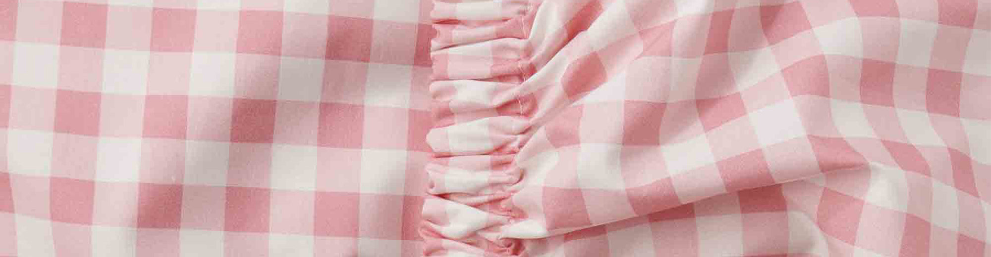 Gingham Fitted Sheet