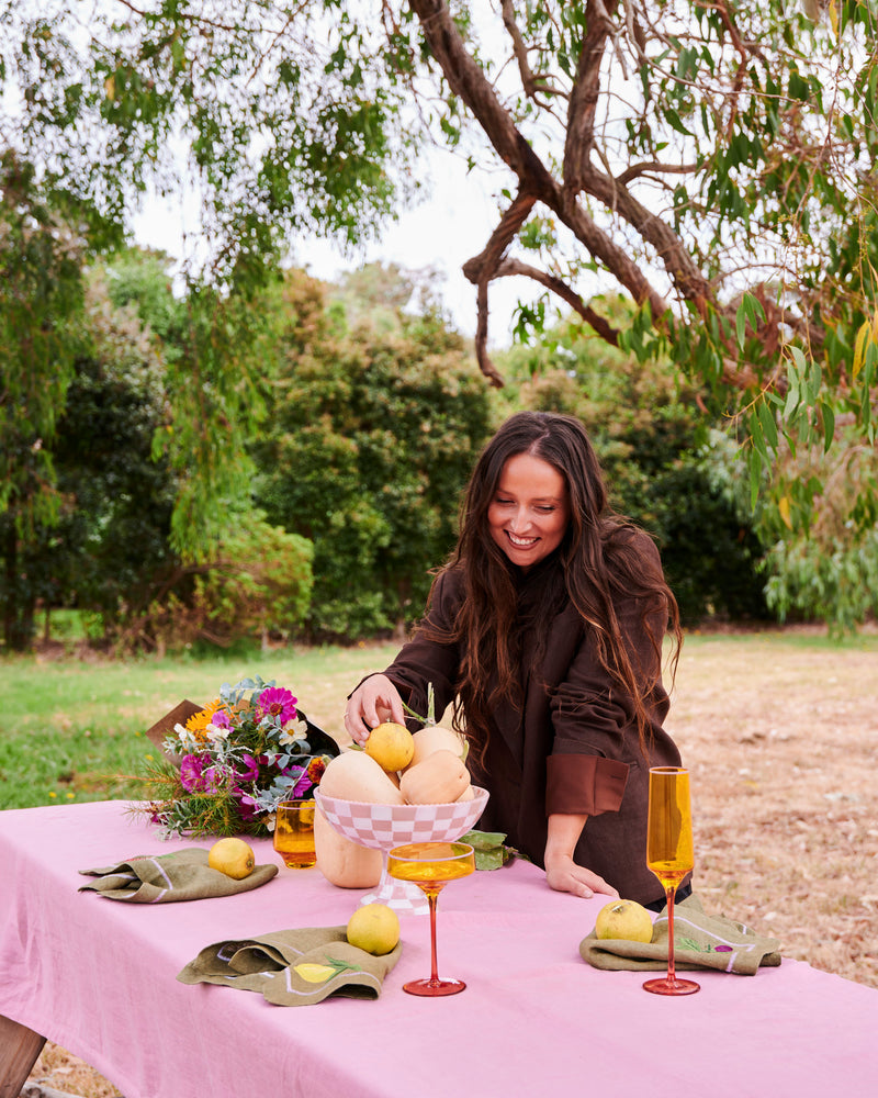 Tropical Punch Margarita Glass 2P Set