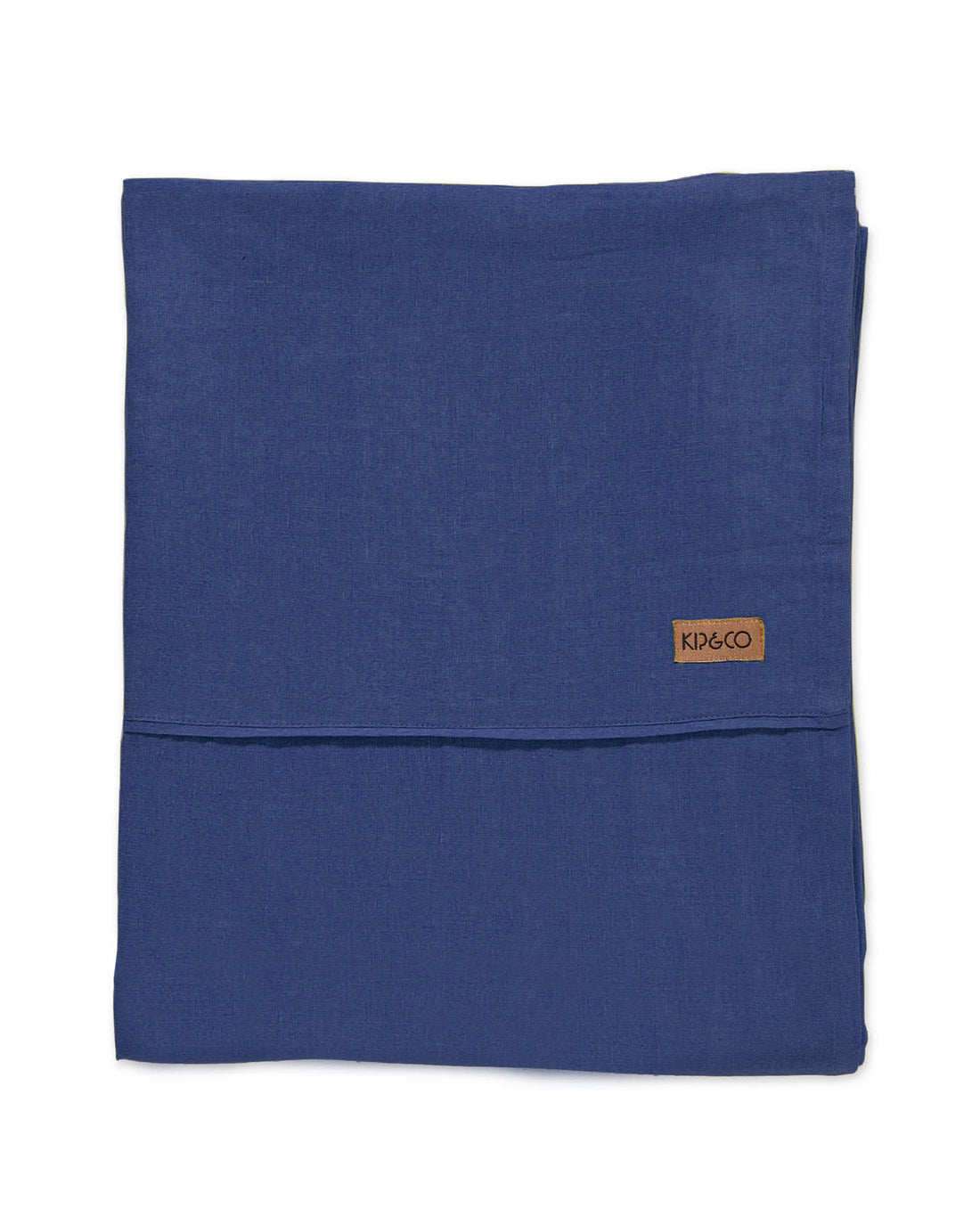 Indigo Linen Flat Sheet