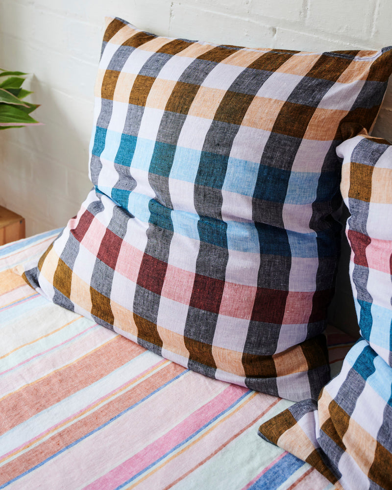 Jaipur Stripe Linen Fitted Sheet