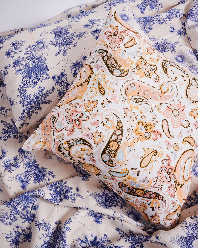 Paisley Paradise Organic Cotton European Pillowcases