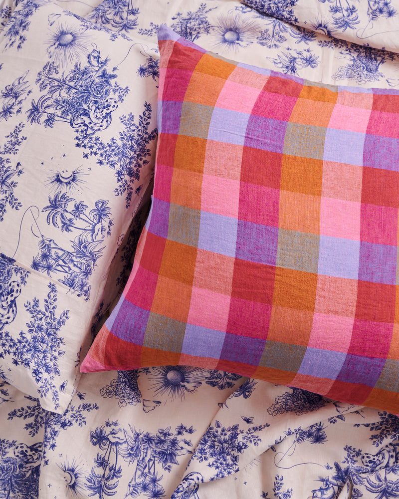 Tutti Frutti Linen European Pillowcases