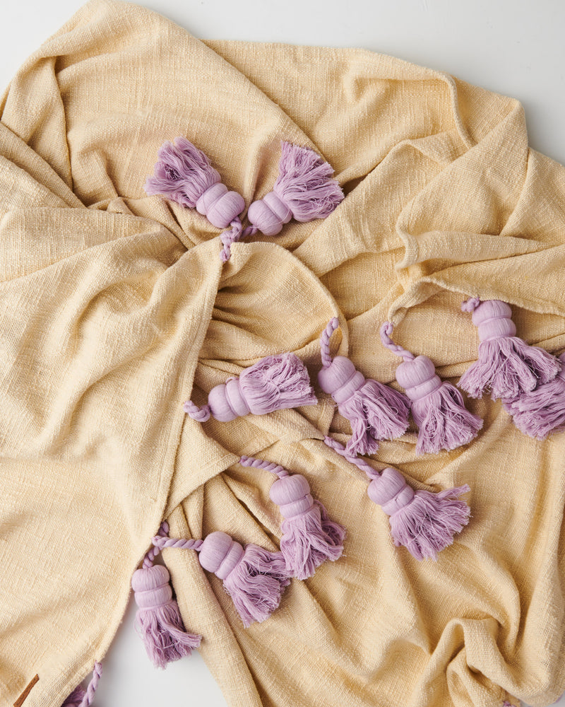 Shortbread Tassel Throw