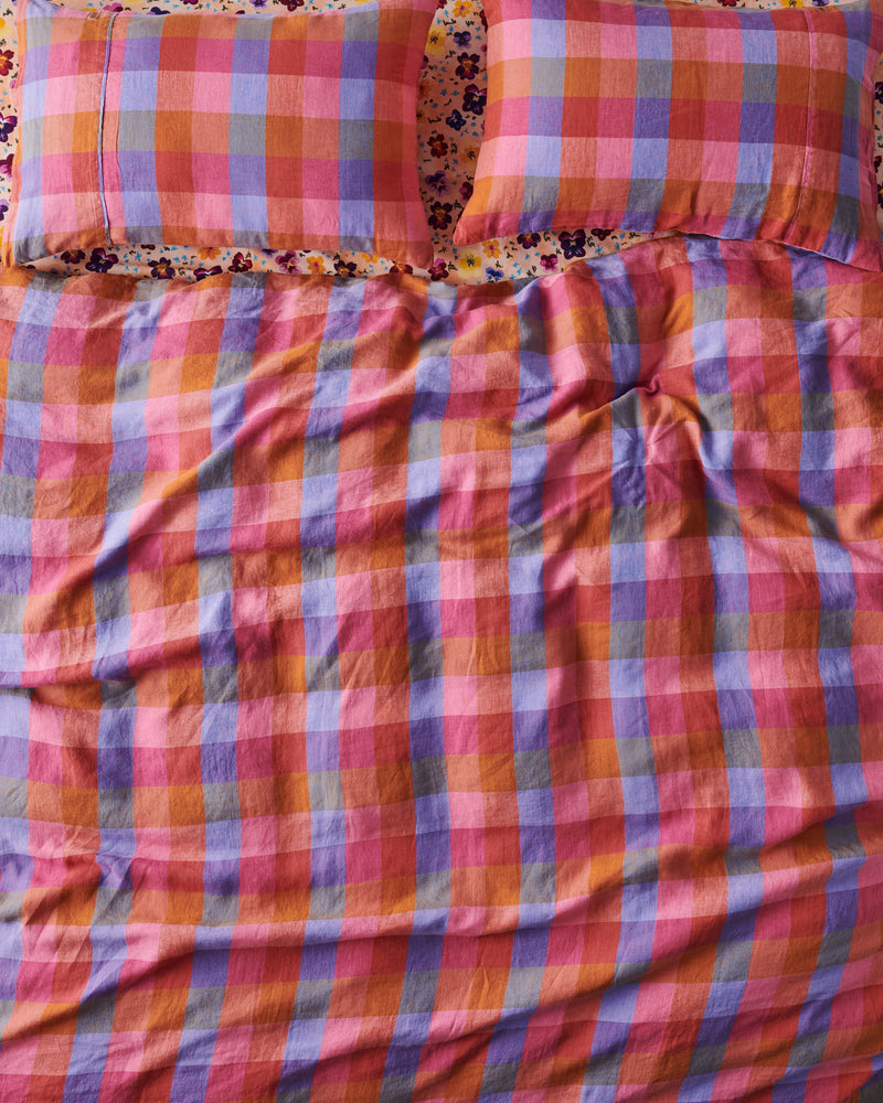 Tutti Frutti Linen Quilt Cover