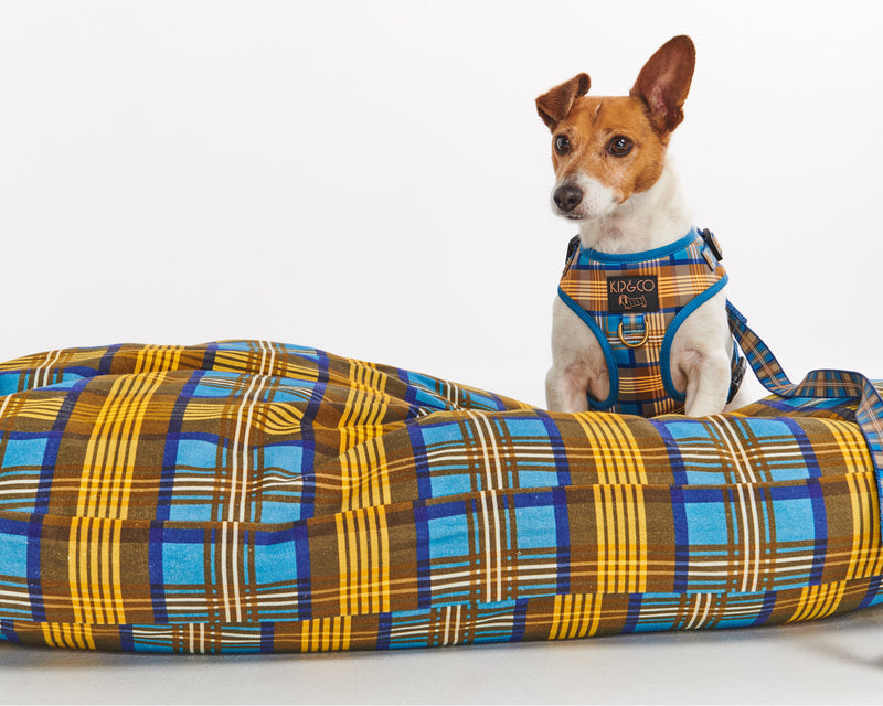 Cosy Tartan Dog Bed