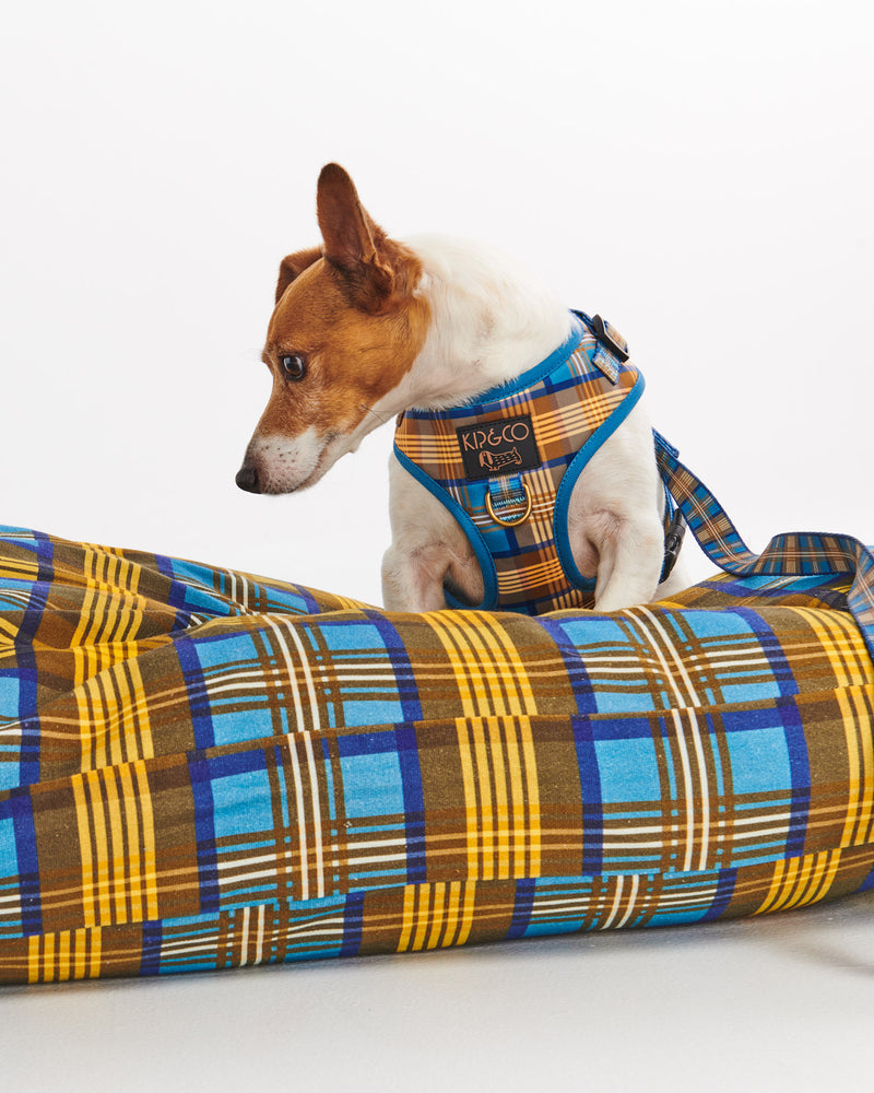 Cosy Tartan Dog Bed