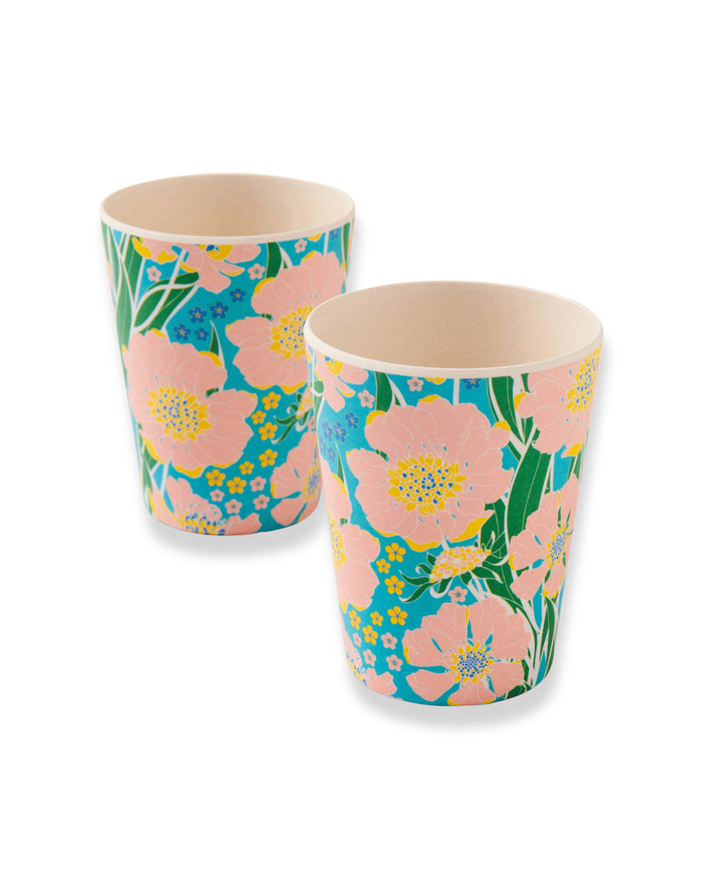 Tumbling Flowers Cup 2P Set