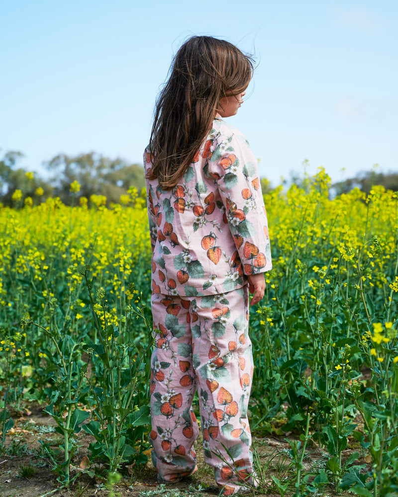 The Patch Flannelette Long Sleeve Shirt & Pant Pyjama Set