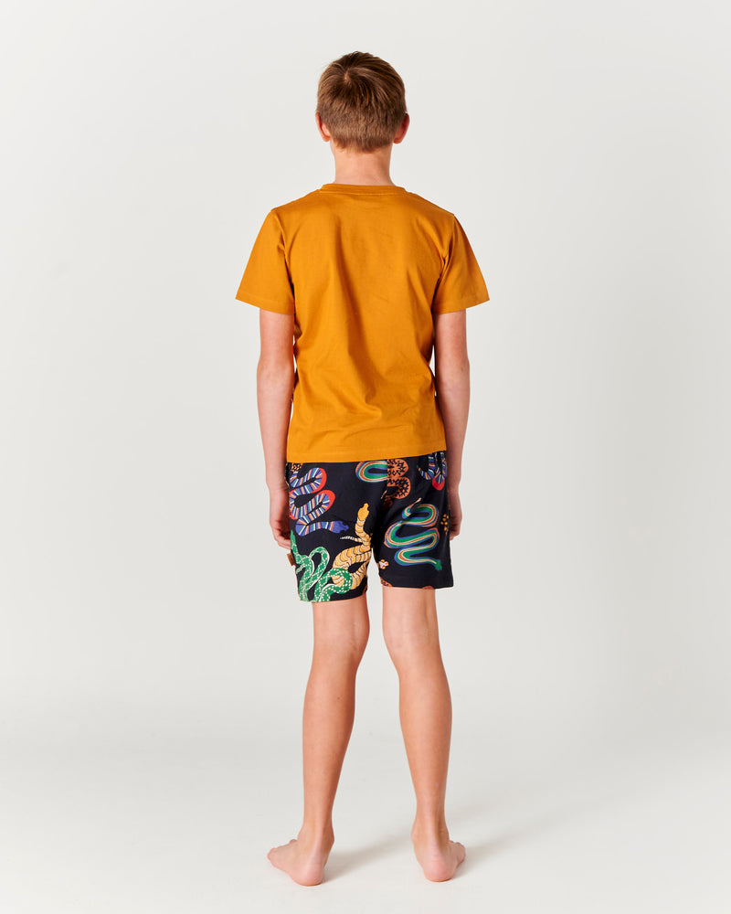 Snake Pit Teen Organic Cotton Short Sleeve Tee & Short Pyjama Set