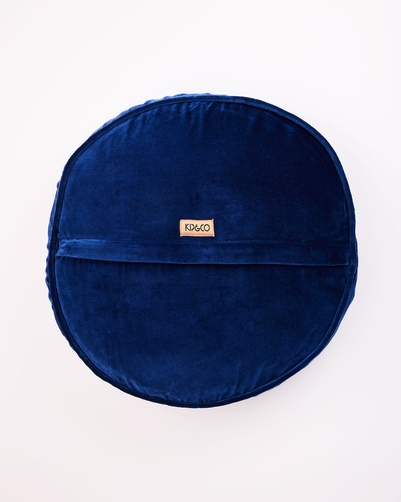 Ocean Velvet Pea Cushion