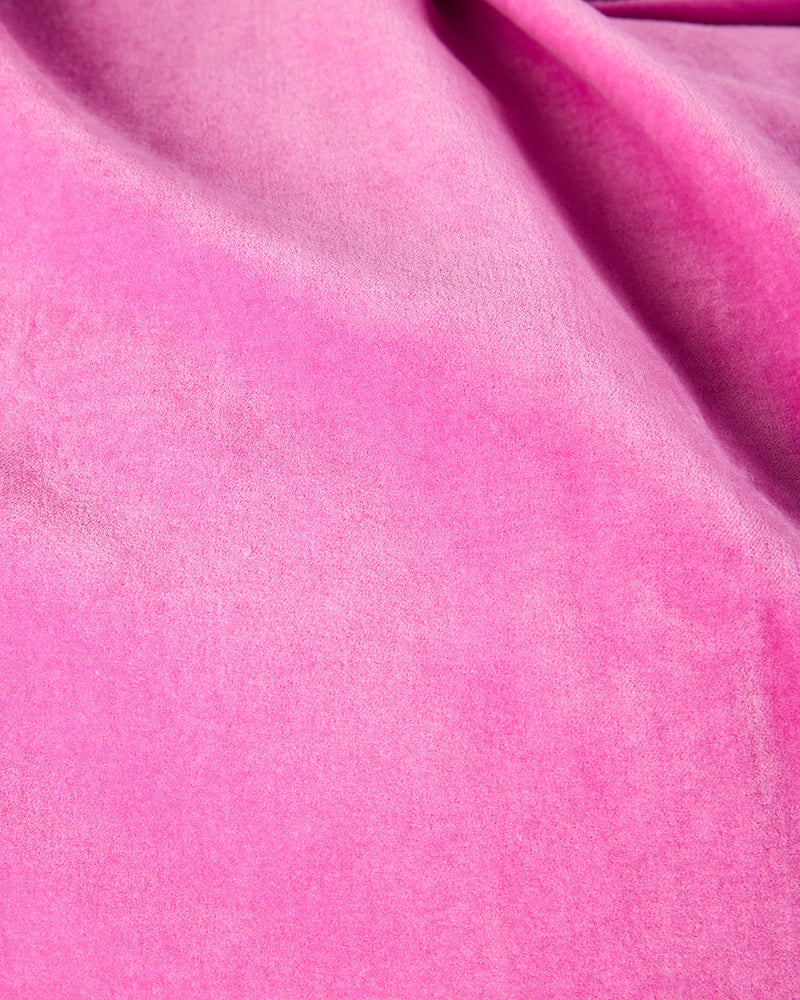 Super Pink Velvet Beanbag