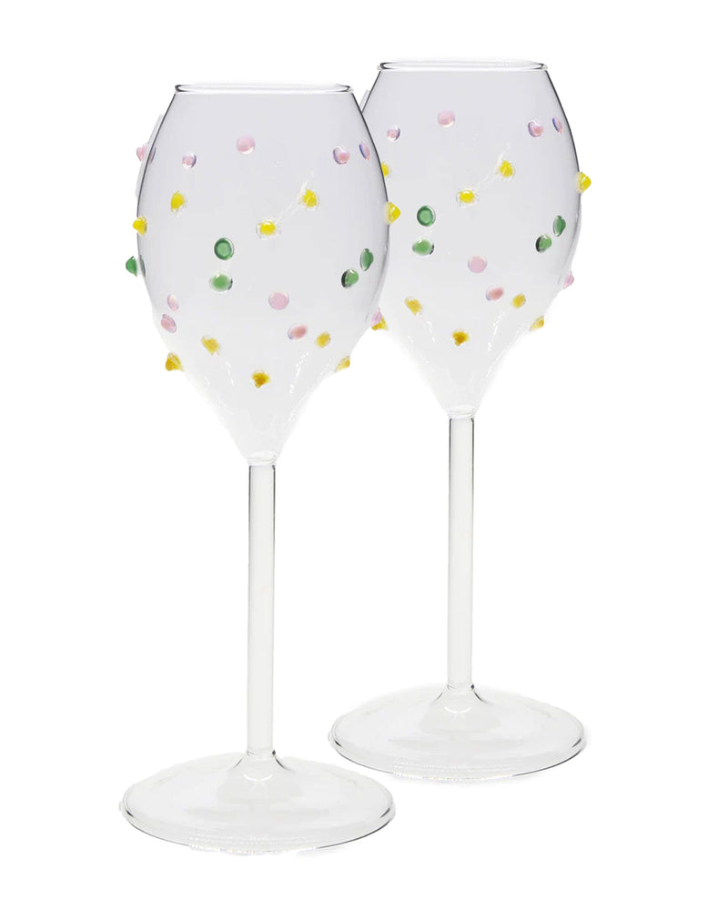 Smartie Partie Champagne Glass 2P Set