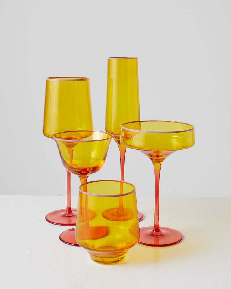 Tropical Punch Margarita Glass 2P Set