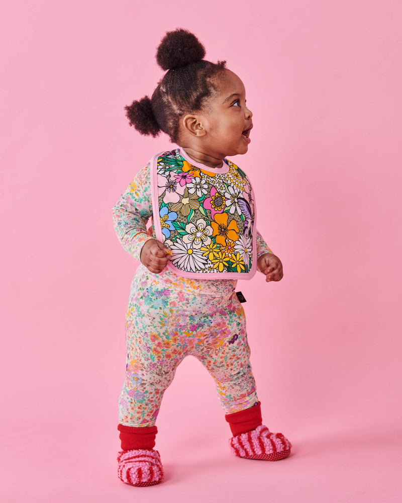 Little Bit Ditsy Organic Long Sleeve Romper