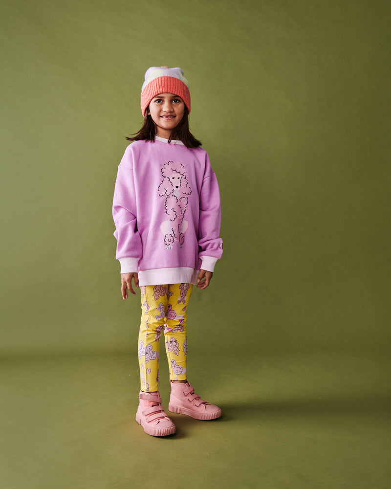 Pink Poodle Organic Cotton Leggings