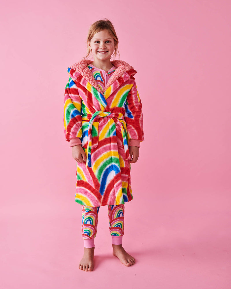 Rainbow Spray Organic Cotton Pyjama Onesie