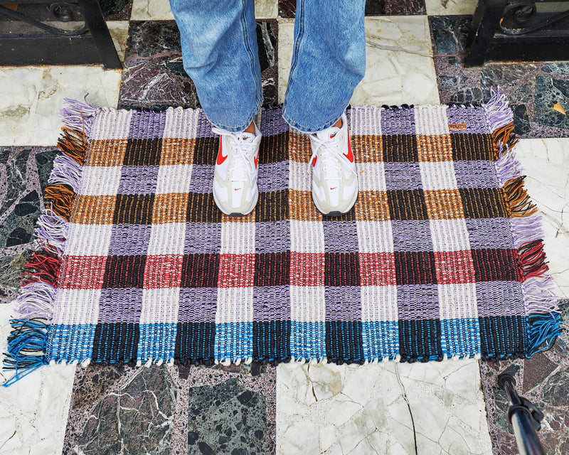 Treasure Tartan Jute Floor Mat