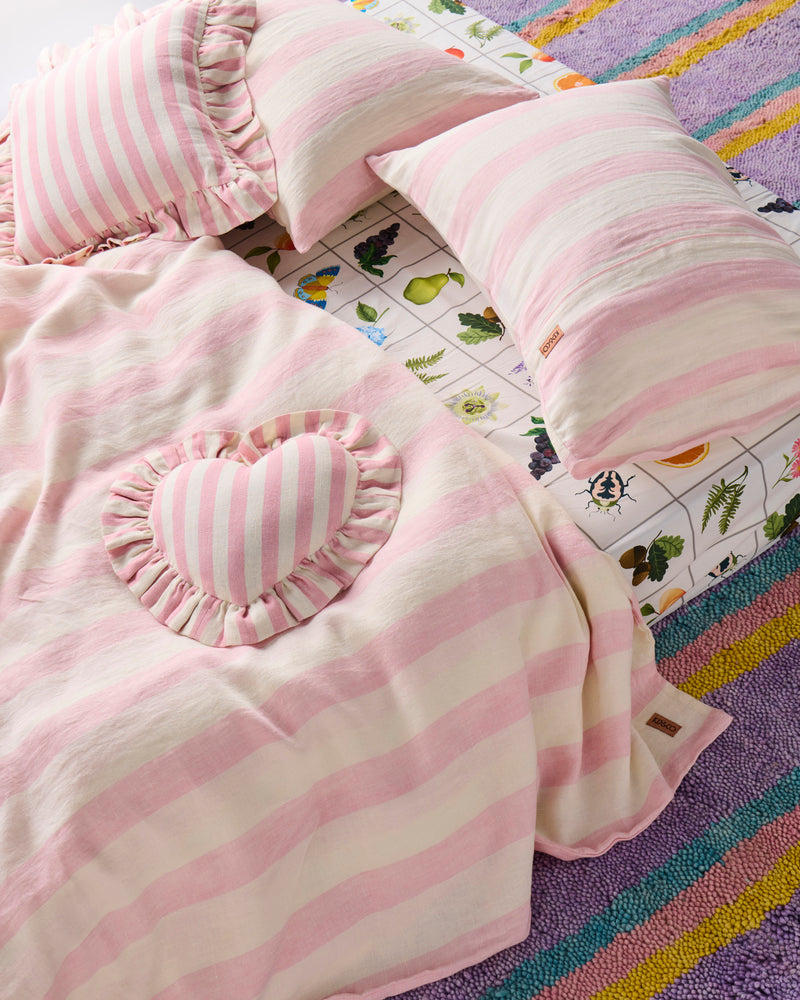 Candy Stripe Linen Pillowcases