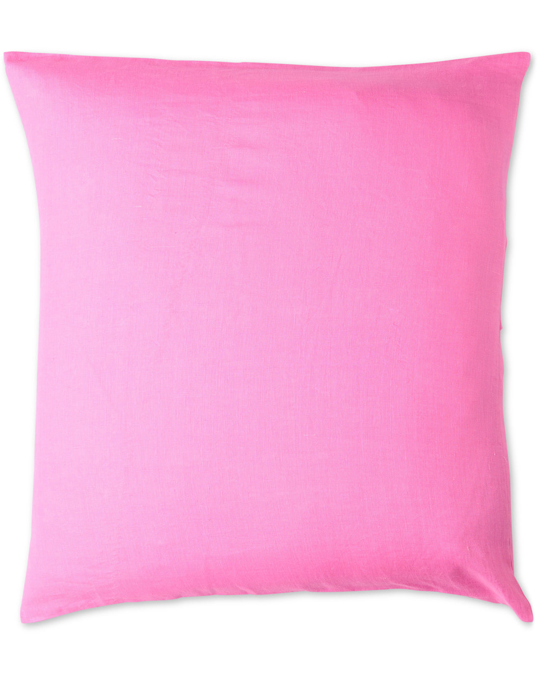 Aurora Pink Linen European Pillowcases