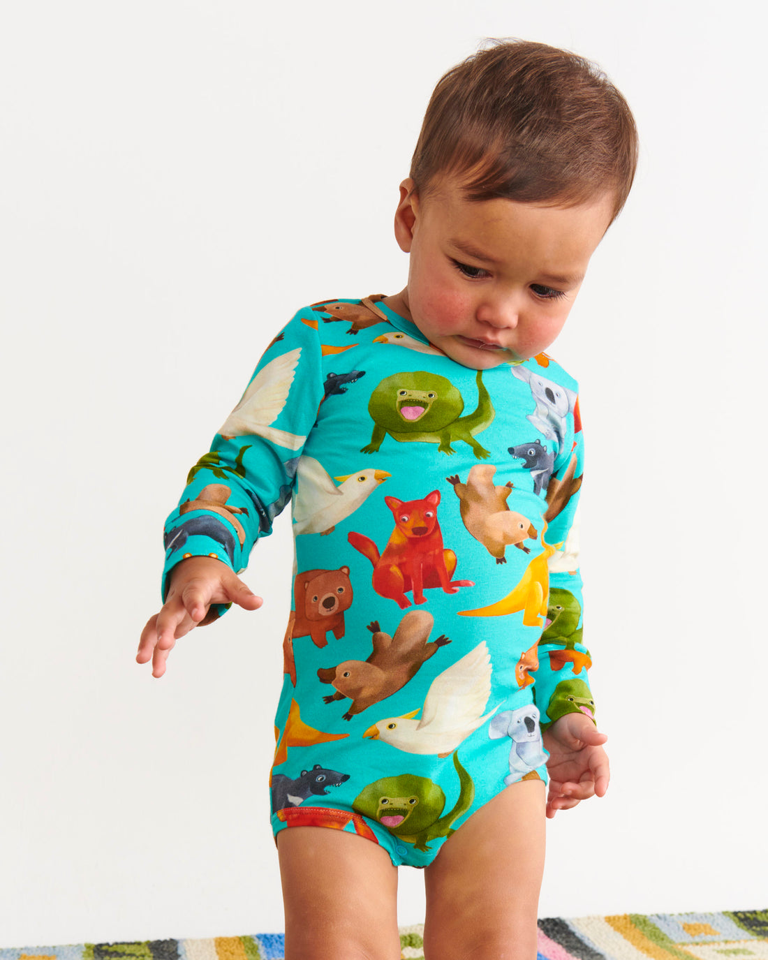 Home Among The Gum Trees Organic Long Sleeve Romper