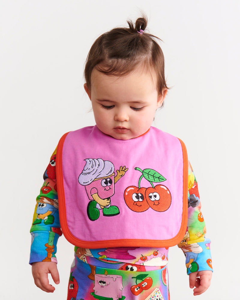 Just Dessert Organic Cotton Bib