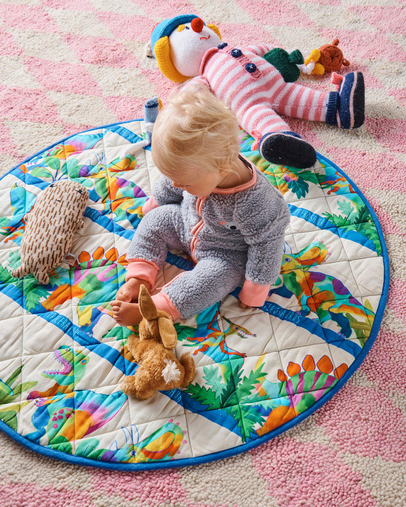 Dino Safari Quilted Baby Play Mat