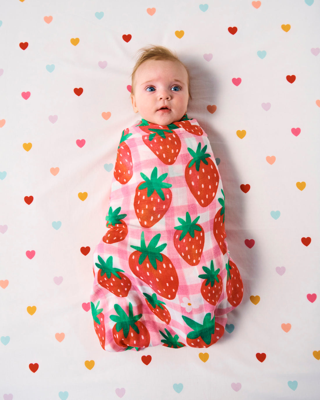 Strawberry Jam Bamboo Swaddle