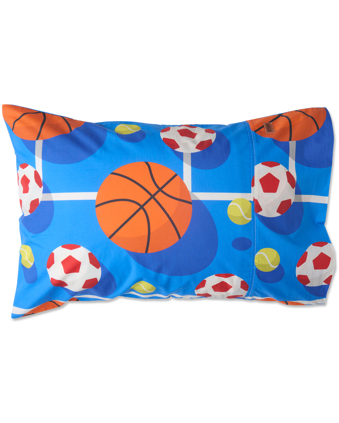 Balls Up Organic Cotton Pillowcase