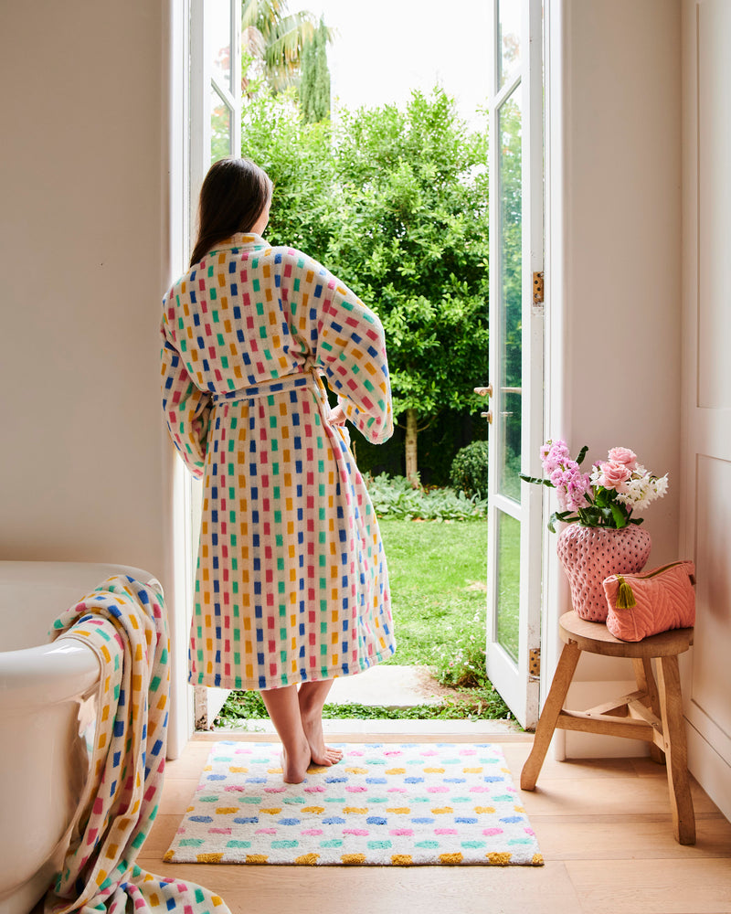 Tic Tak Bath Mat