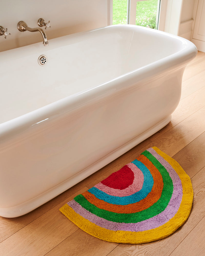 Rainbow Pop Bath Mat