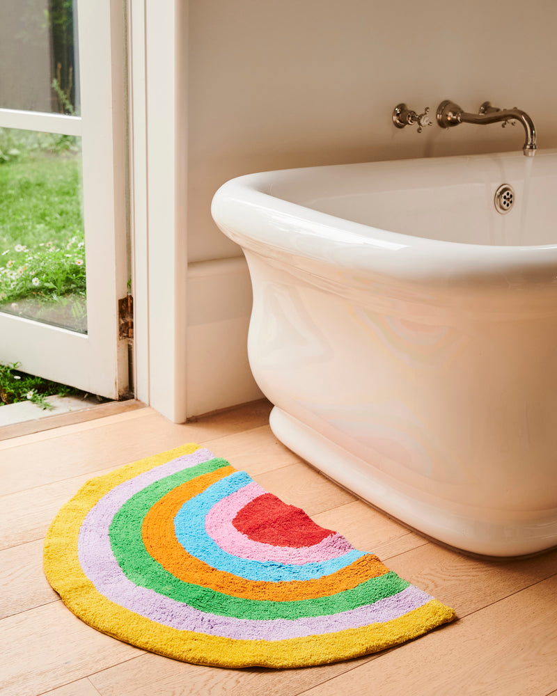 Rainbow Pop Bath Mat