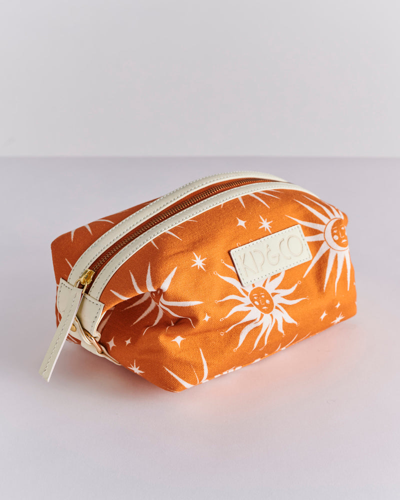 Ray Of Light Ochre Toiletry Bag