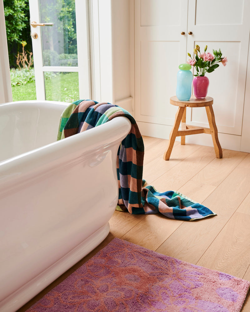 Woodlands Tartan Terry Bath Towel