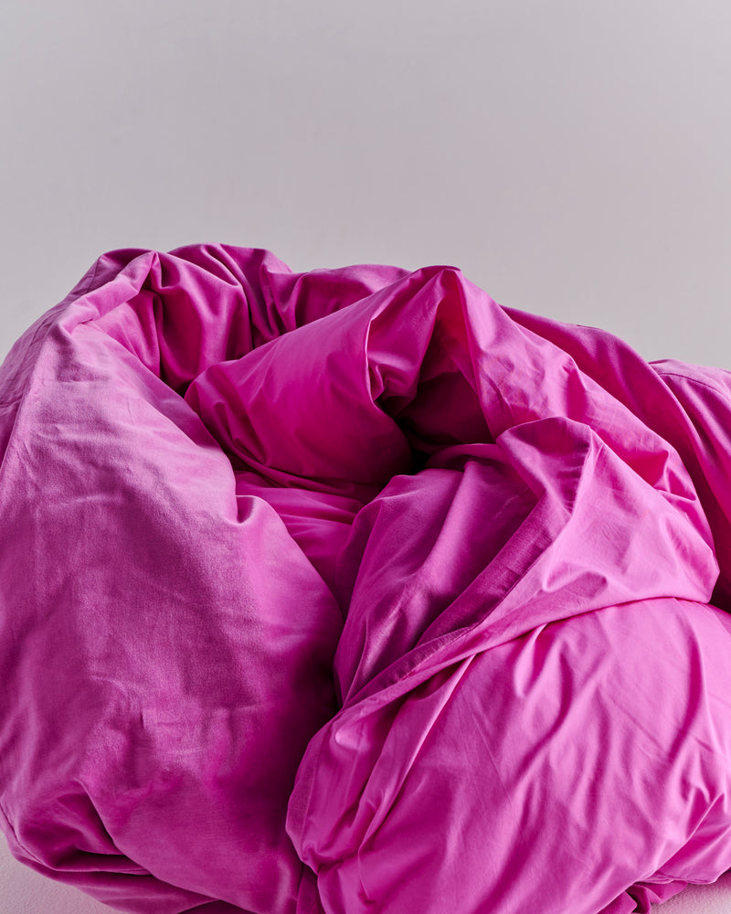 Super Pink Velvet Quilt Cover