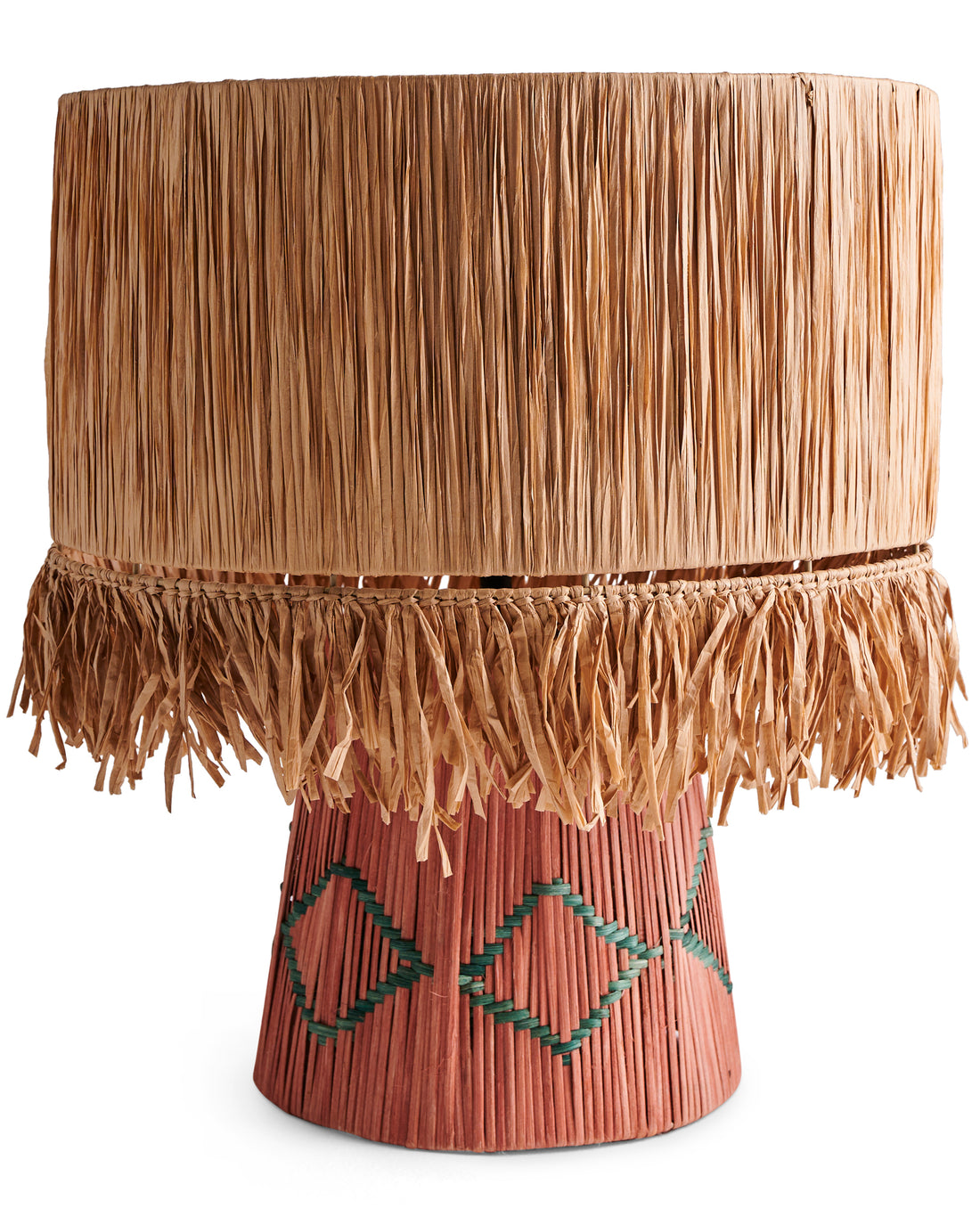 Como Raffia Lamp