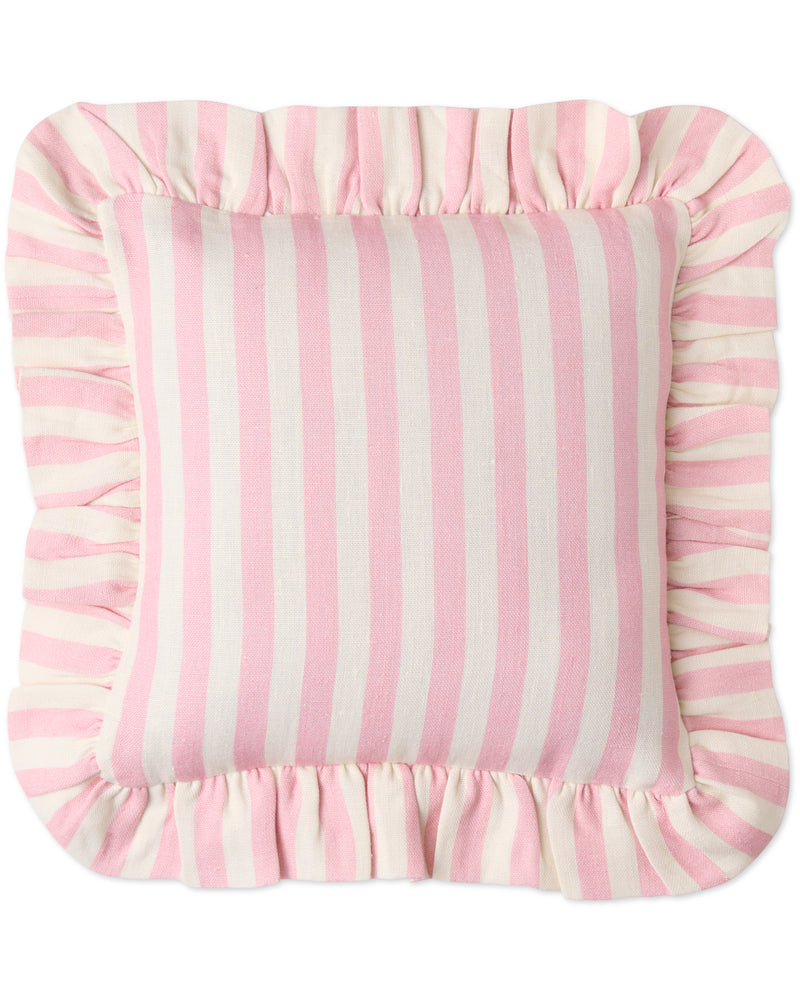 Cotton Candy Square Frill Upholstery Cushion