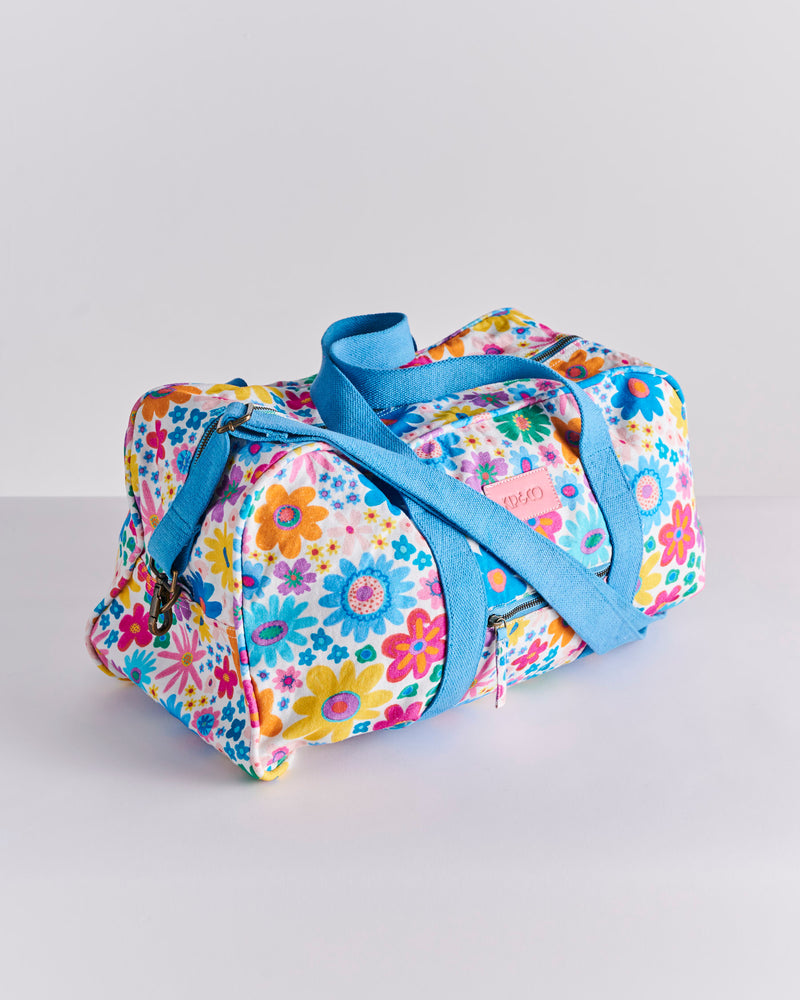 Rainbow Flowers Duffle Bag