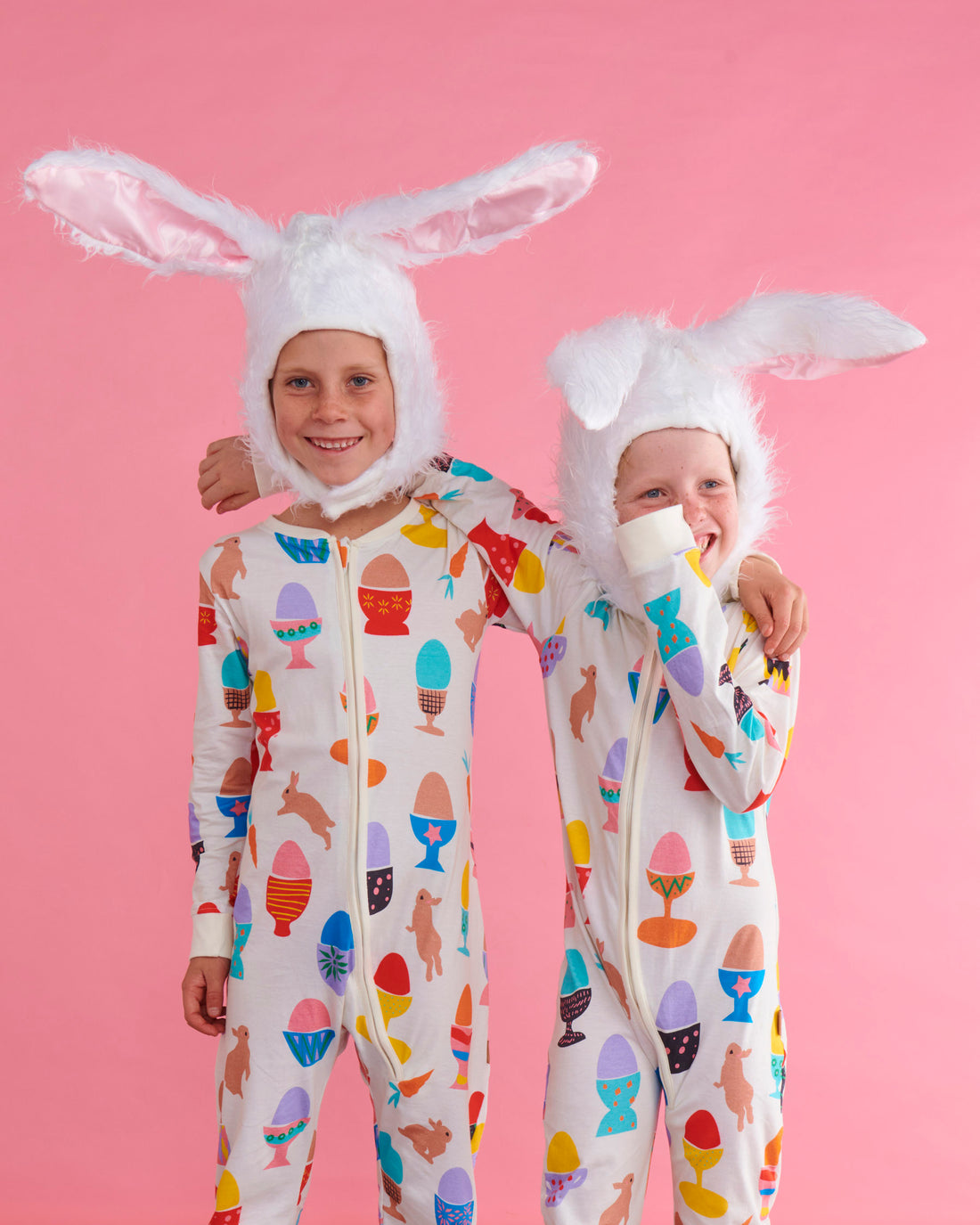 Hippity Hop White Organic Cotton Pyjama Onesie