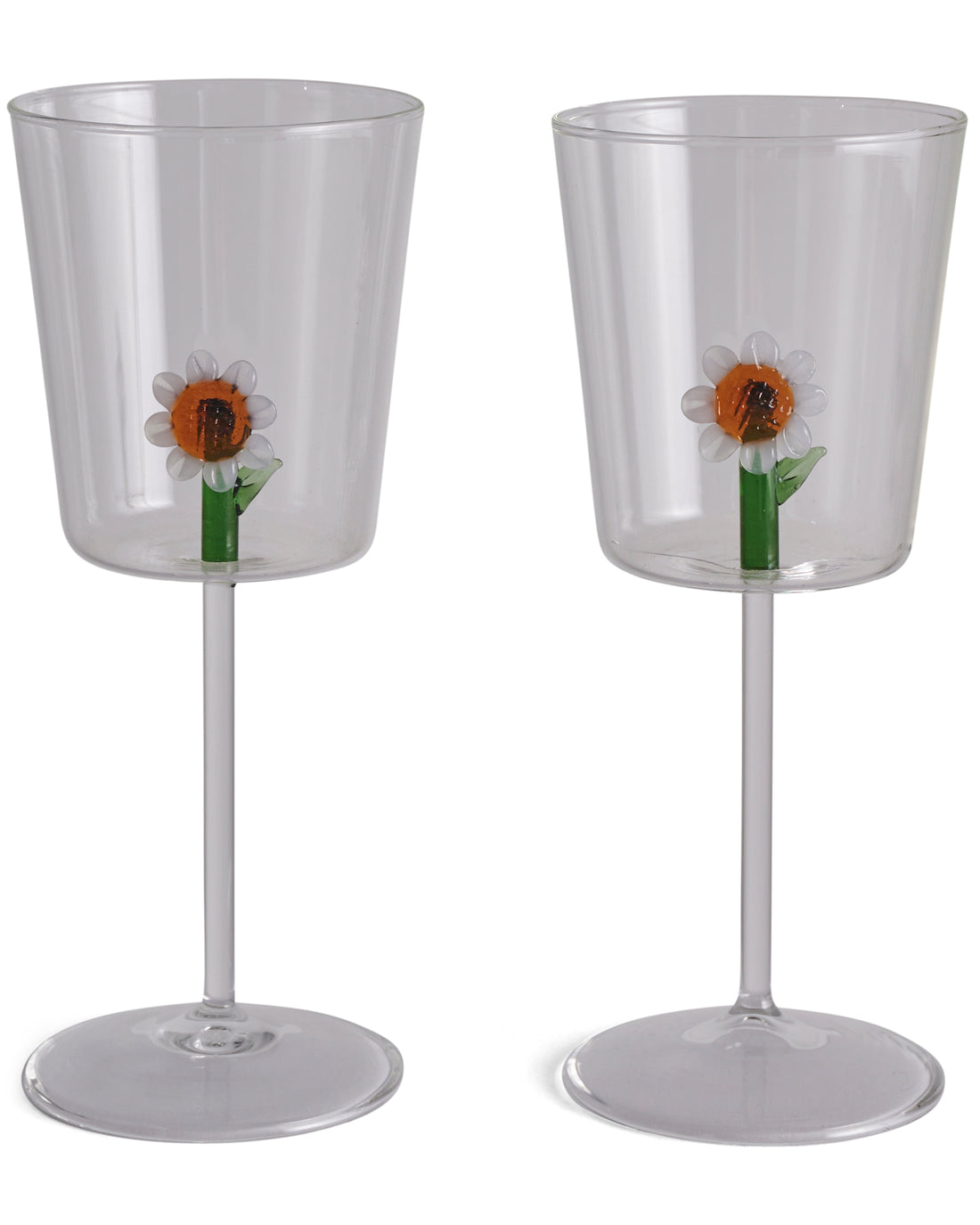 Fleur Wine Glass 2P Set