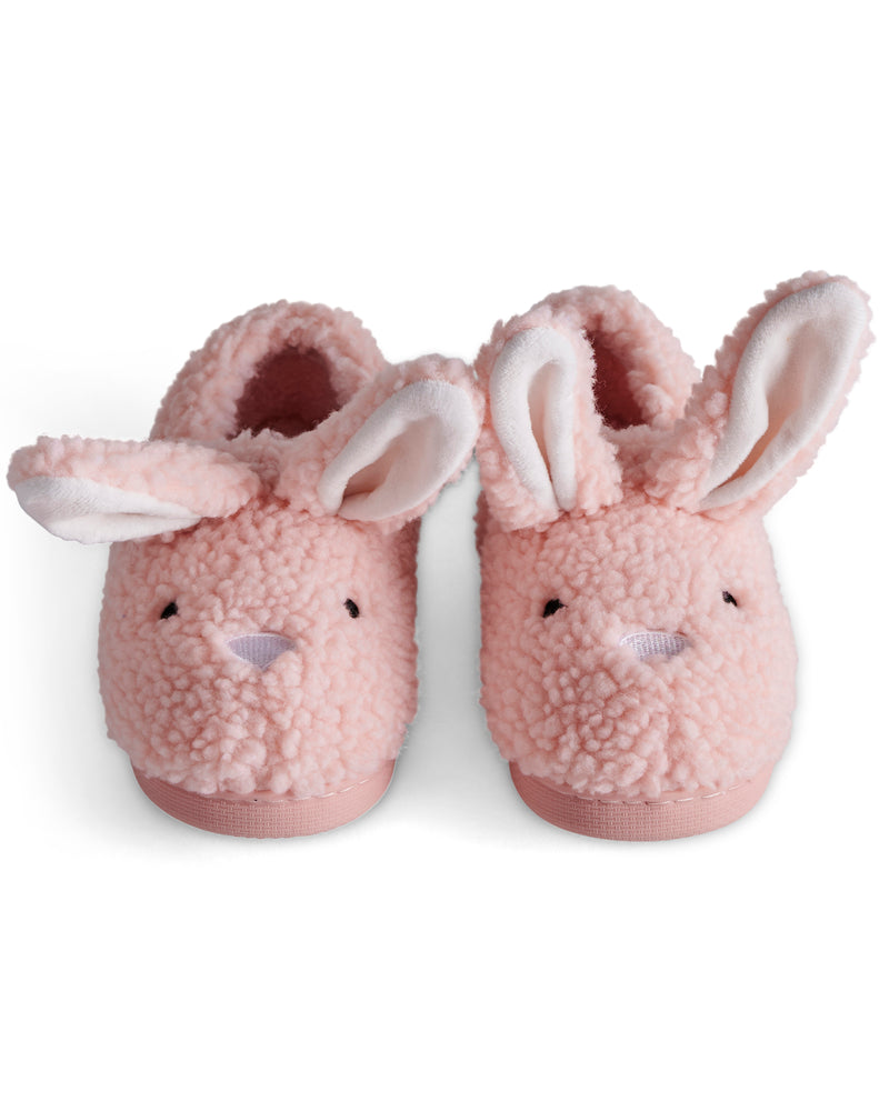 Fluffy Bunny Sherpa Kids Slippers