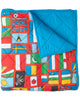 Fly The Flag Red Quilted Kids Bedspread