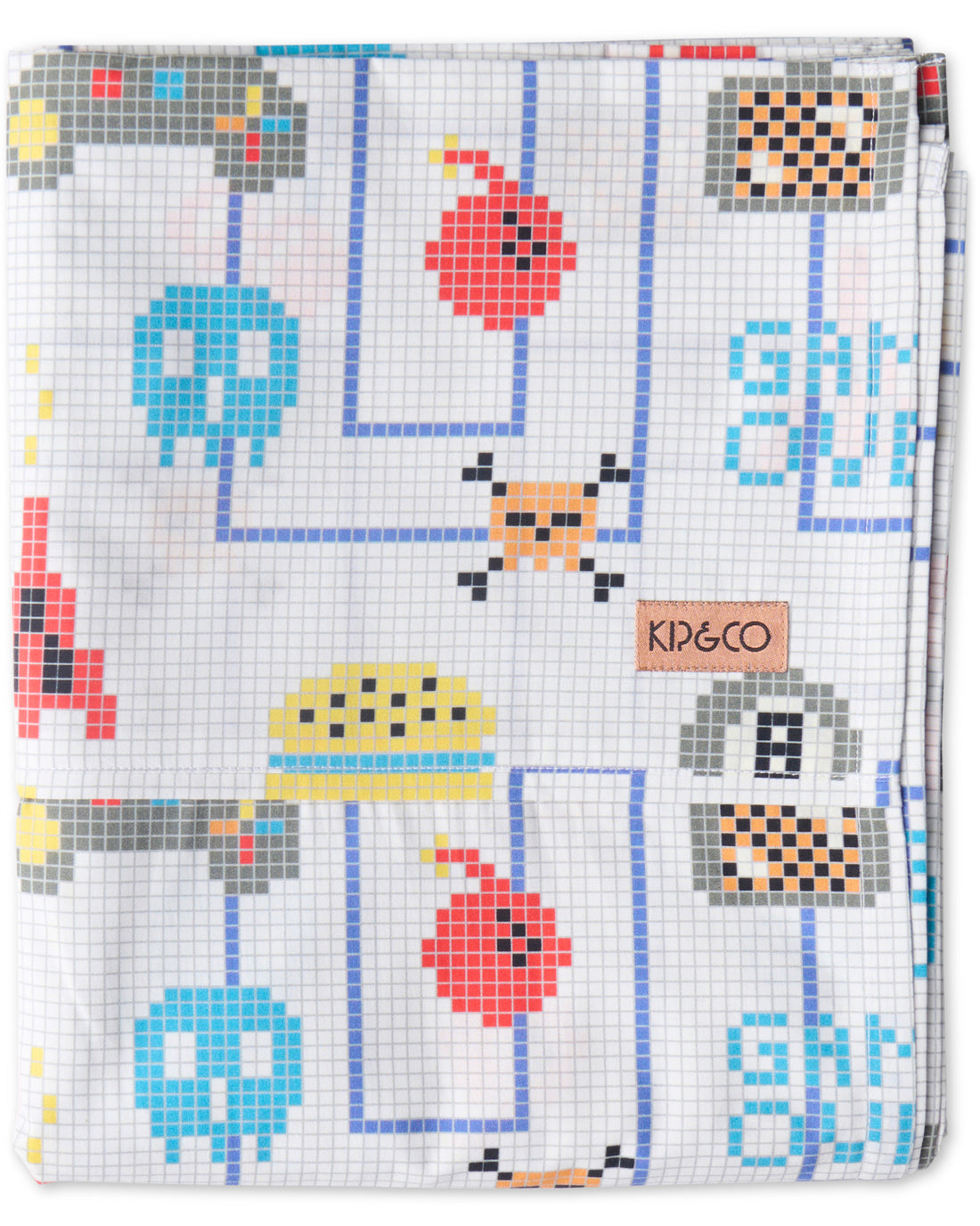 Gamer White Organic Cotton Flat Sheet