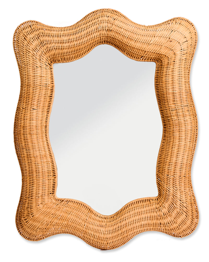 Genie Rattan Mirror