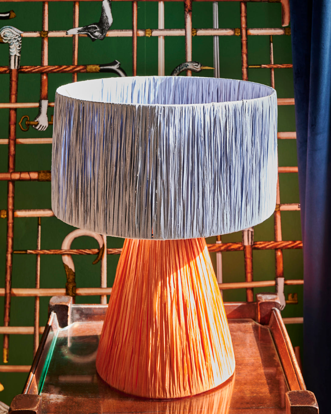 Tangier Raffia Lamp