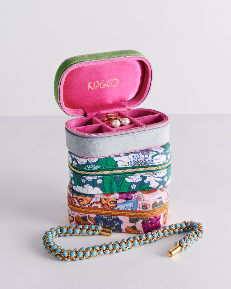 Kaleidoscope Travel Velvet Jewellery Box