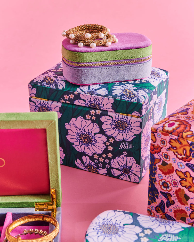 Kaleidoscope Travel Velvet Jewellery Box