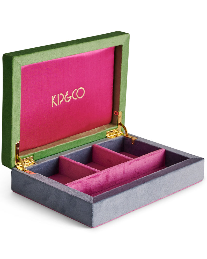 Kaleidoscope Velvet Jewellery Box Small