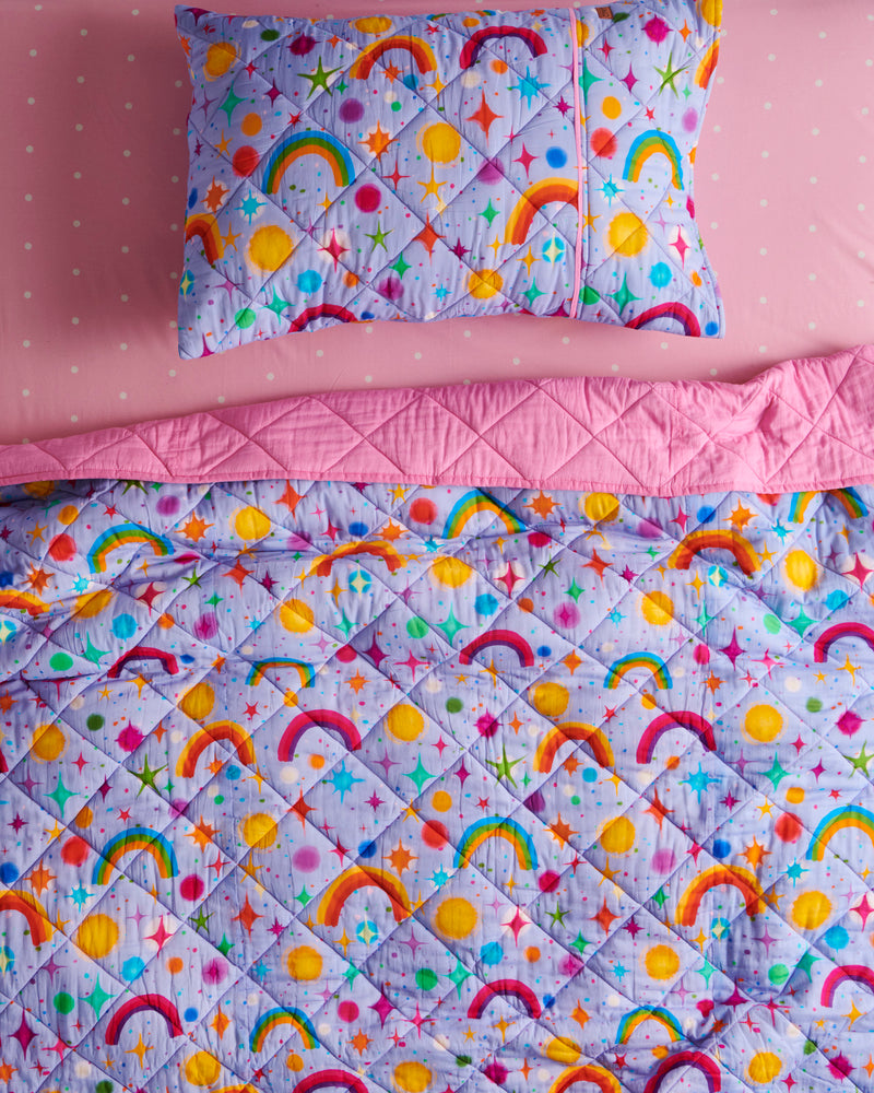 Starlight Organic Cotton Quilted Pillowcase