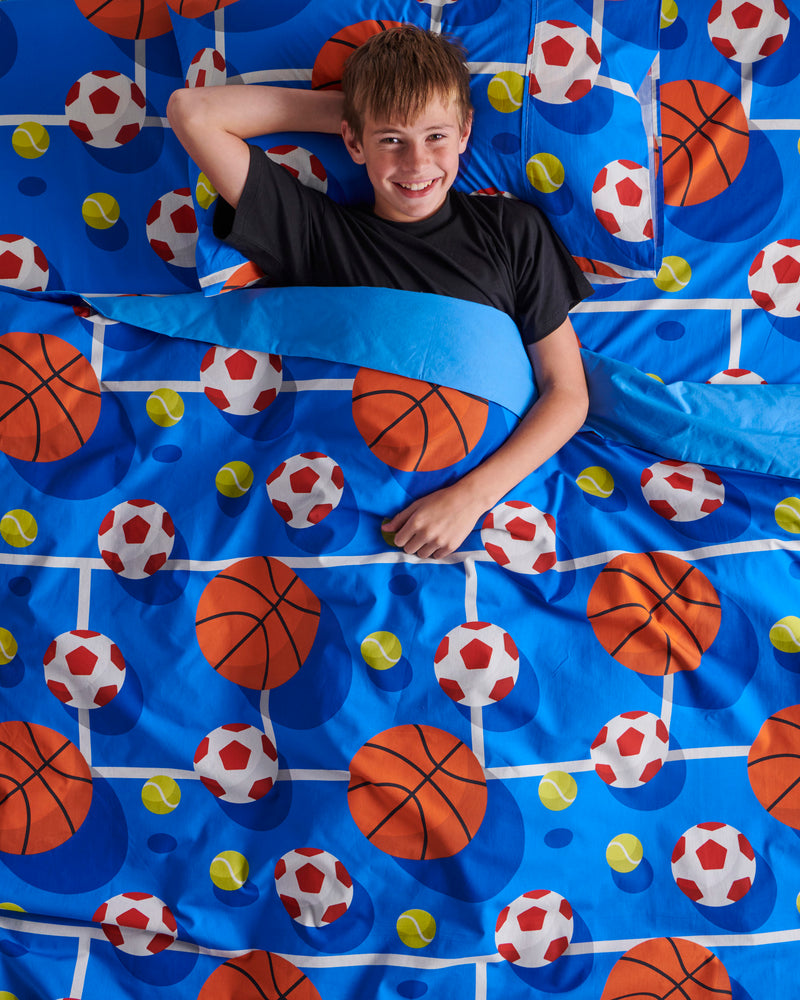 Balls Up Organic Cotton Quilt Cover