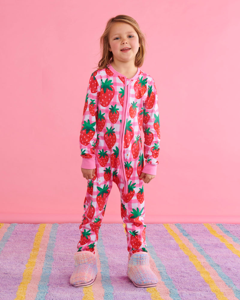 Strawberry Jam Organic Cotton Pyjama Onesie